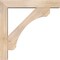 Ekena Millwork Legacy Block Smooth Bracket w/ Offset Brace, Douglas Fir, 5 1/2"W x 28"D x 28"H BKT0604X28X28LEC05SDF - alternate 3